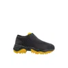 Borbonese Black Genuine Leather Sneaker In Multi