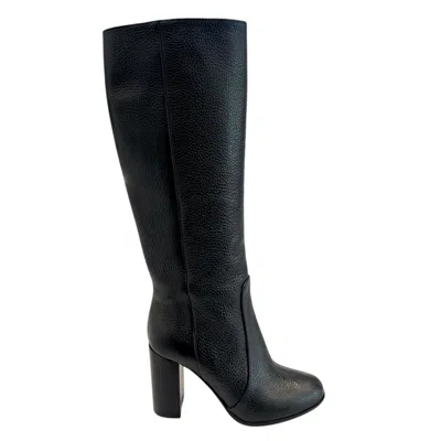 Borbonese Black Leather Women Women's Boot