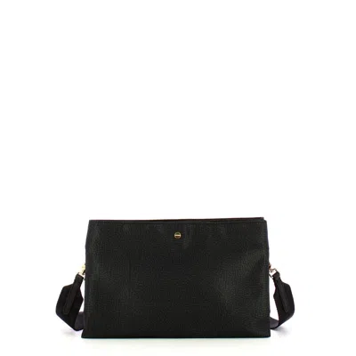 Borbonese Borsa Cross Over S Bags In Y66 Dark Black