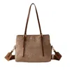 Borbonese Borsa Shopping Large C/t Bags In 994 Beige/marrone