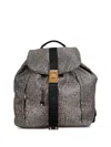 Borbonese Classic Backpack In Neutral