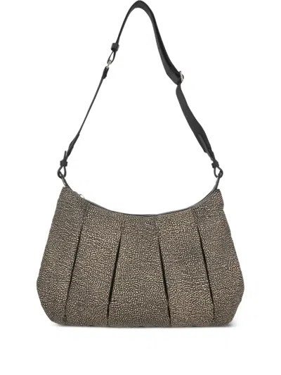 Borbonese Croissant Hobo Crossbody Bag