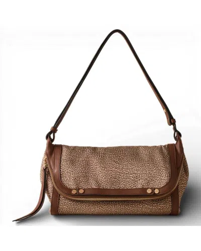 Borbonese Cross Over S Bag.  Beige/marrone - 91010221-ah1-994 In Brown