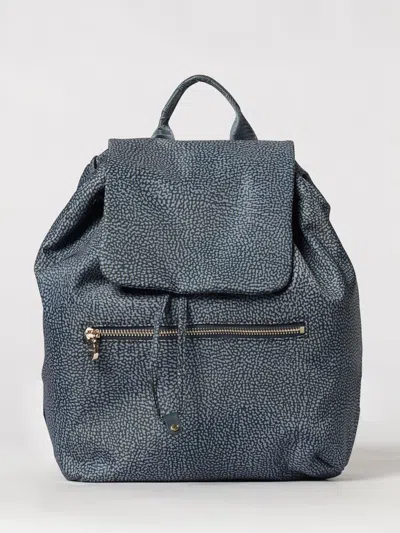 Borbonese Crossbody Bag Woman In Blue