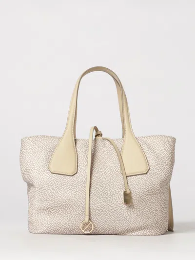 Borbonese Crossbody Bag Woman In Neutral