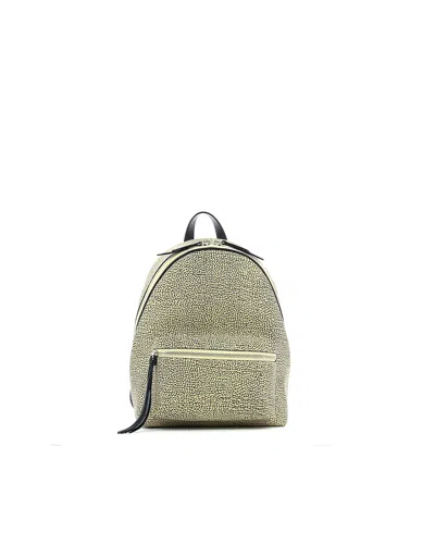 Borbonese Designer Handbags Women's Brown Backpack