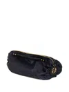 Borbonese Double-handle Clutch Bag In Black