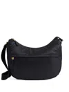 Borbonese Graffiti-print Shoulder Bag In Black
