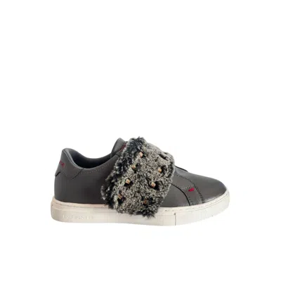 Borbonese Grey Rubber Women Sneaker In Multi