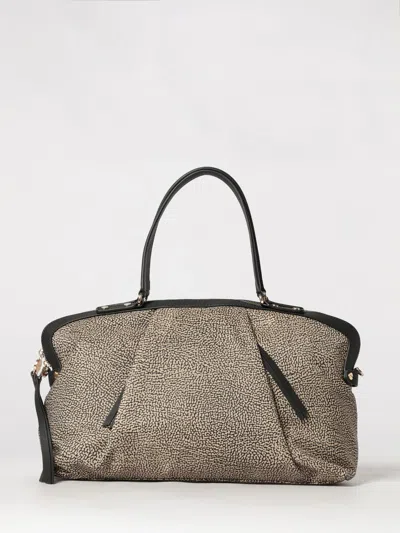 Borbonese Crossbody Bag Woman In Gray