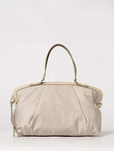 Borbonese Crossbody Bag Woman In Neutral