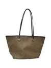 Borbonese Large Flight Canvas-print Tote Bag In Pattern