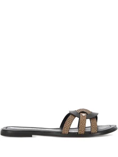 Borbonese Leather Sandals