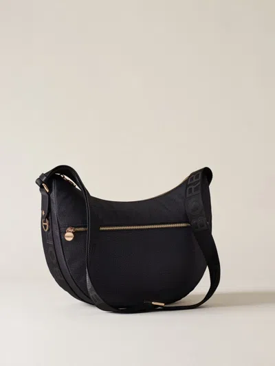 Borbonese Luna Bag Middle Bags In Y66 Dark Black