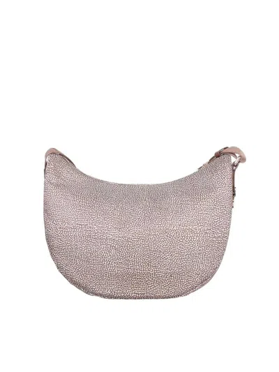 Borbonese Luna Medium Bag In Brown