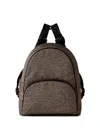 Borbonese Medium Abstract-print Backpack In Neutral