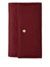 Borbonese Medium Flap Wallet In Red
