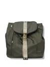 Borbonese Medium Fold Backpack In Gray