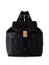 Borbonese Medium Fold Zaino Backpack In Black