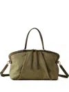 Borbonese Medium Frame Print Tote Bag In Green