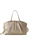 Borbonese Medium Frame Tote Bag In Neutral