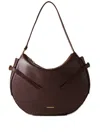 Borbonese Medium Hobo Top-handle Shoulder Bag In Brown