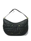 Borbonese Medium Rondo´ Shoulder Bag In Black
