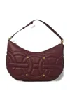Borbonese Medium Rondo Shoulder Bag In Red
