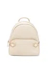 Borbonese Medium Top-handle Backpack In Neutral