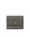 Borbonese Medium Printed Tri-fold Wallet In Black