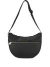 Borbonese Medium Zip-fastening Shoulder Bag In Black
