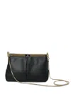 Borbonese Mini 5pm Shoulder Bag In Black