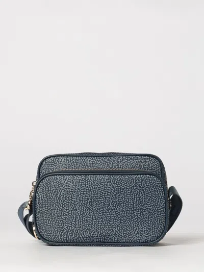Borbonese Shoulder Bag Woman In Blue