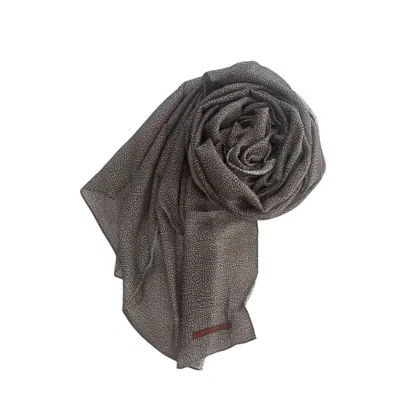 Borbonese Modal Women Women's Scarf In Gray