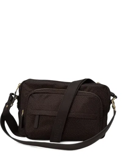 Borbonese Op Oc Shoulder Bag In Brown