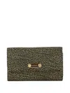Borbonese Op-print Foldover Wallet In Blue
