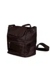 Borbonese Optyll Print Drawstring Backpack In Brown