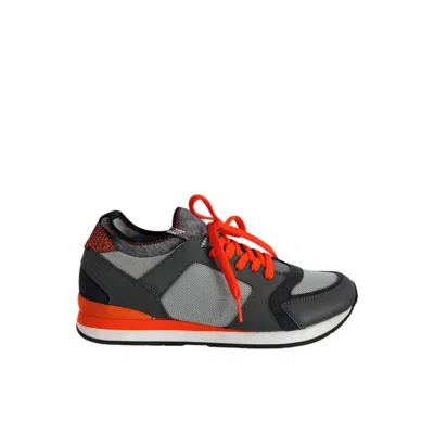 Borbonese Orange Rubber Men Sneakers In Multi