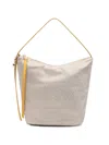 Borbonese Patterned Shoulder Bag In Neutral