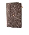 Borbonese Press Stud Fastened Medium Wallet In Black