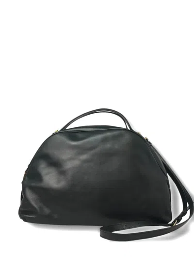 Borbonese Sexy Medium Zip Mini Bag In Black