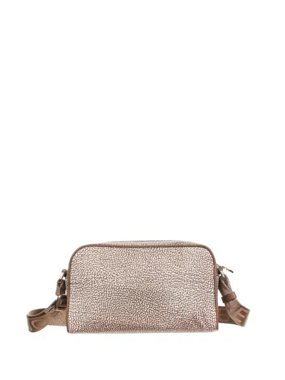 Borbonese Crossbody Bag In Beige