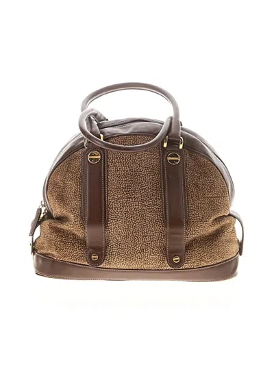 Pre-owned Borbonese Shoulder Bag In Brown