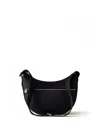 Borbonese Shoulder Bag In Dark Black