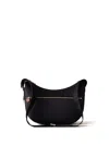 Borbonese Shoulder Bag In Dark Black