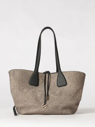Borbonese Shoulder Bag Woman In Brown