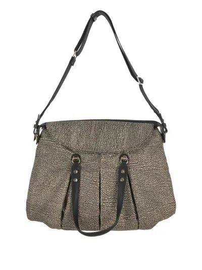 Borbonese Shoulderbags In Op Naturale/nero