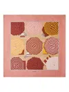 Borbonese Silk Scarf In Pink