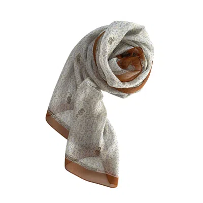 Borbonese Silk Women Women's Scarf In Brown