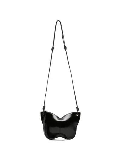 Borbonese Small Borboleta Shoulder Bag In Black